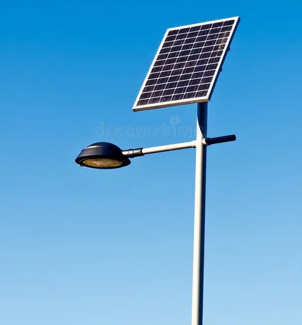 Smart Poles with Solar Panels
